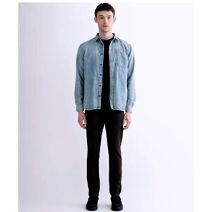 NWT Everlane Men's The Organic Cotton Slim-Fit Jean Black Size 35X32